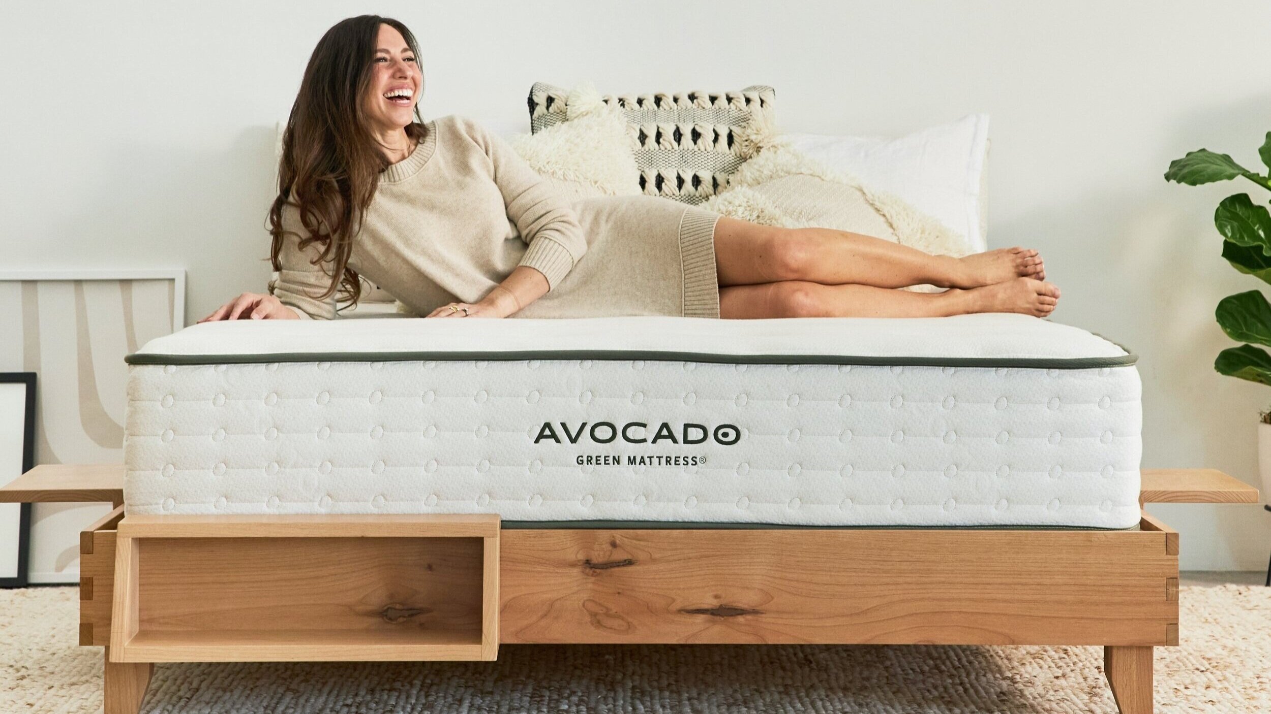 Sustainable Wooden Bed Frames: Avocado's City Bed Frame
